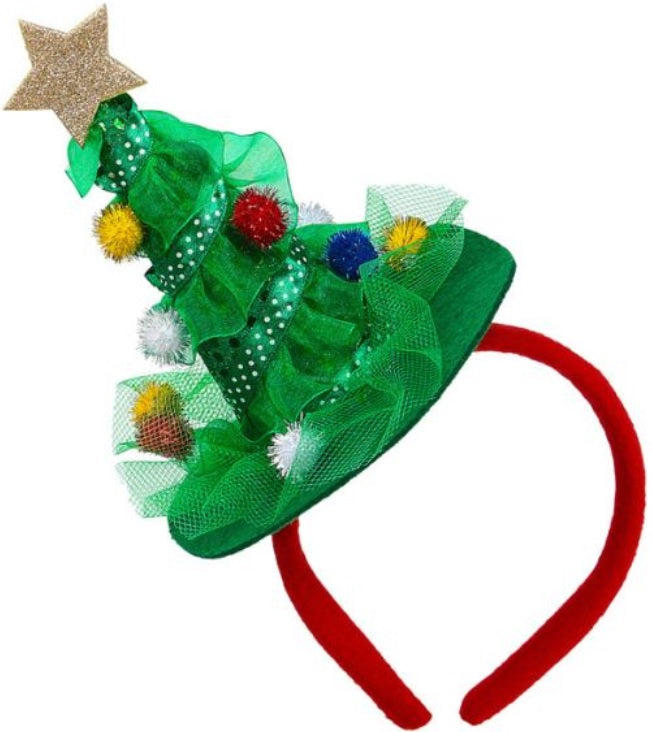 Weihnachtsbaum Haarreif – Mini Christbaum