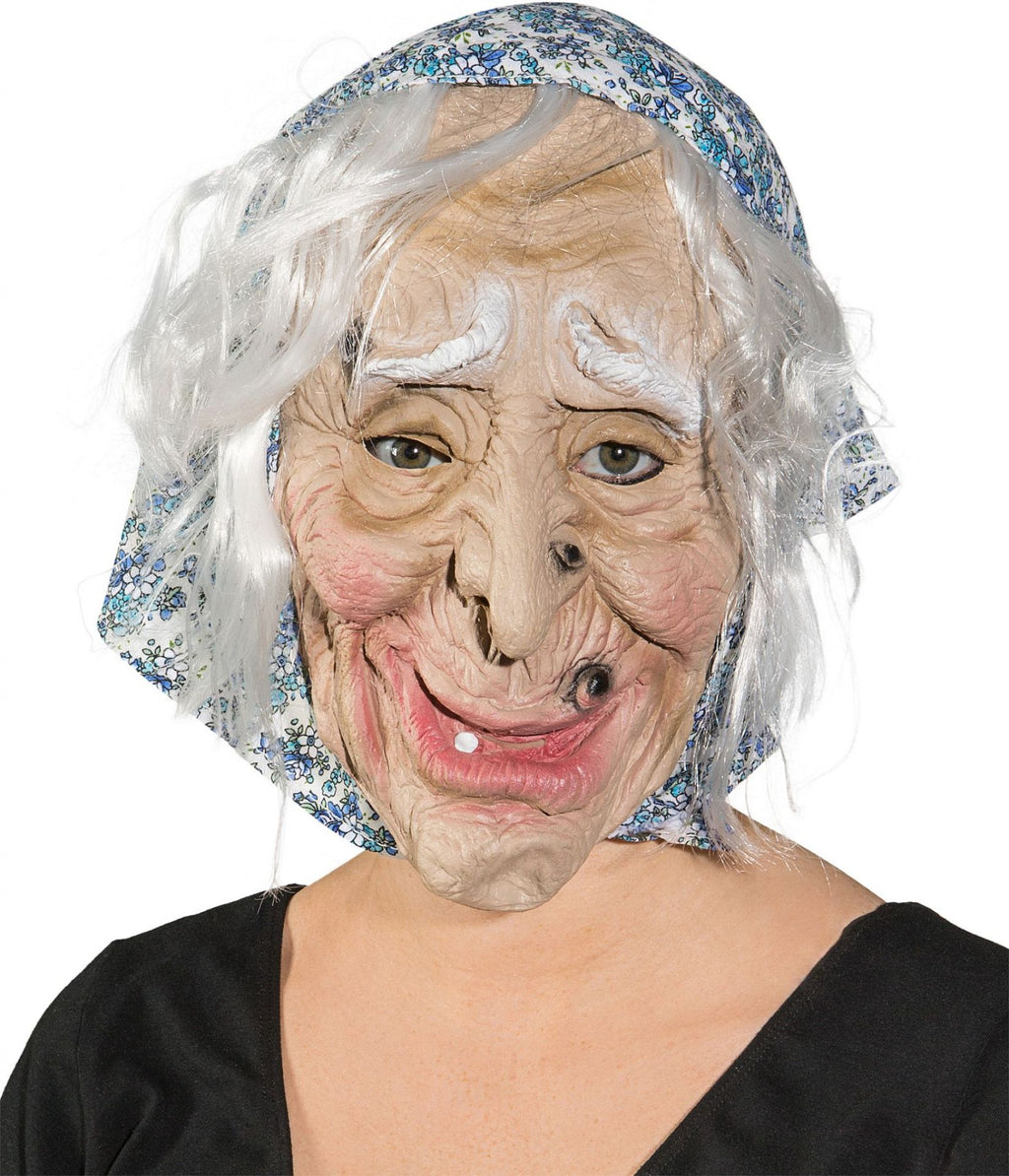 Grossmutter Maske mit Kopftuch – Ömi aus de Alp