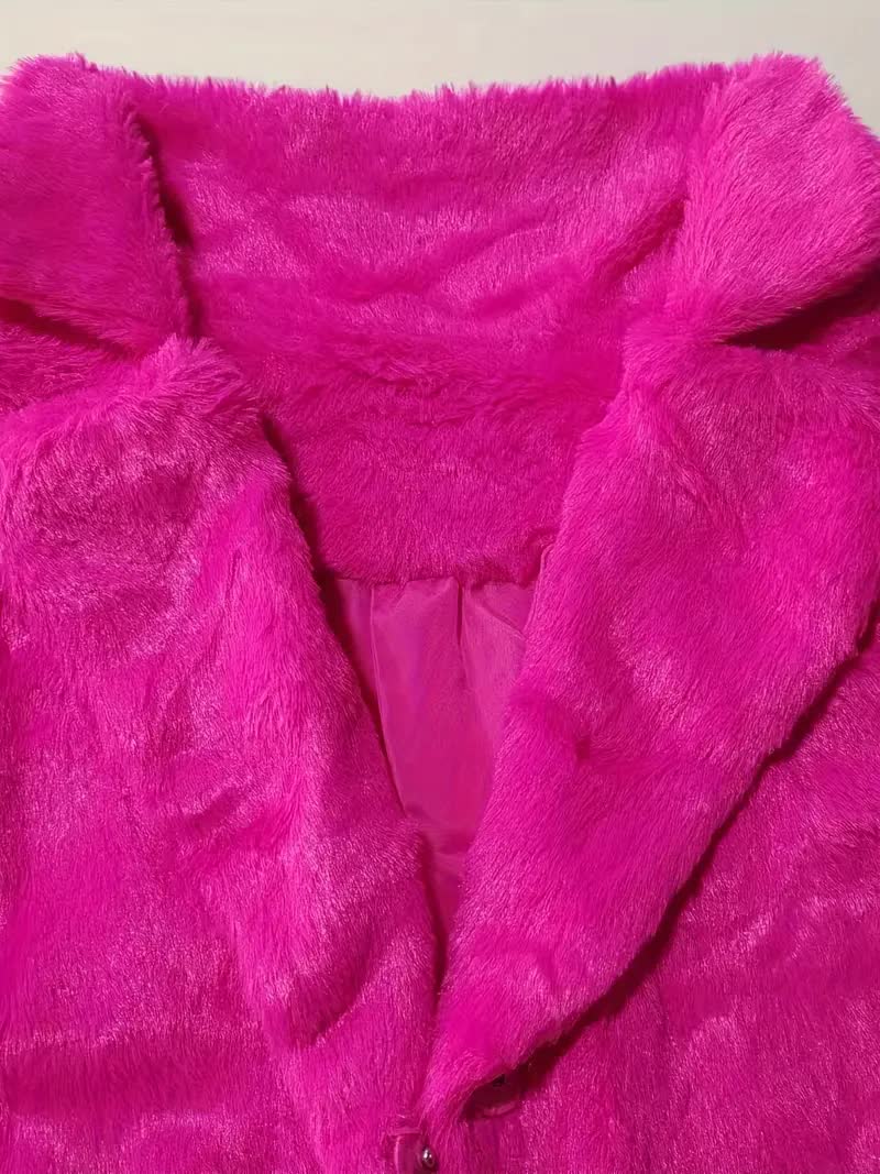 Plüschjacke – Fake Fur Jacke