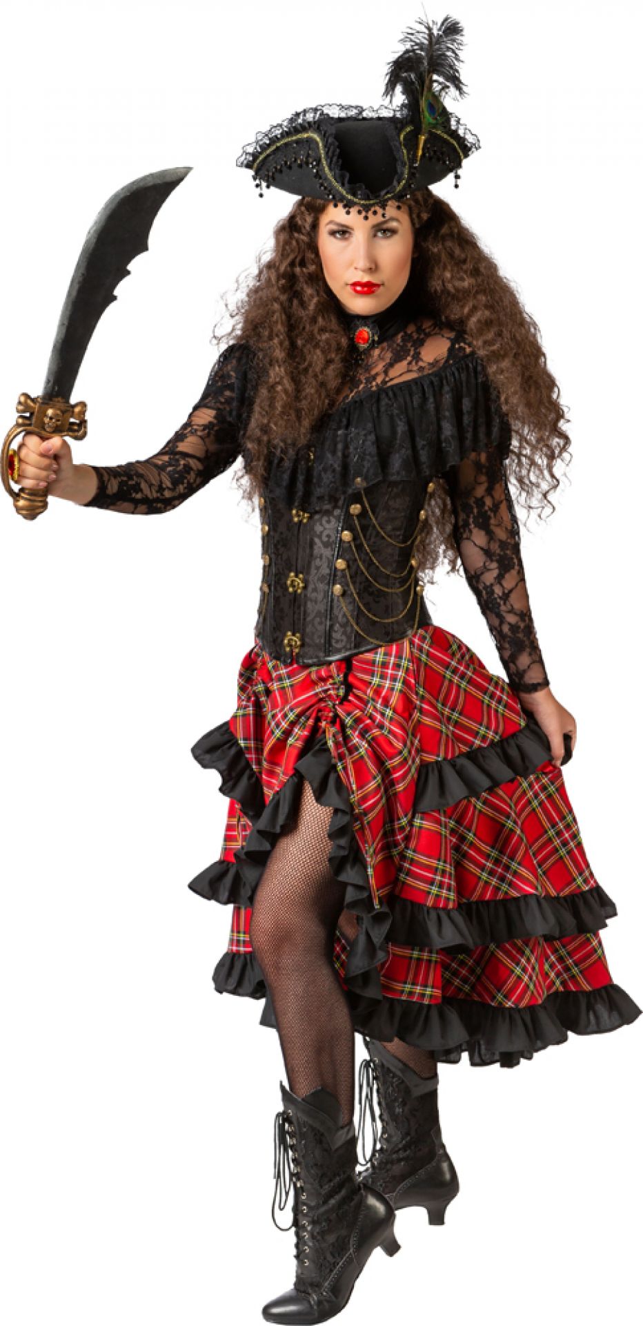 Corsage mit Verzierung – Steampunk