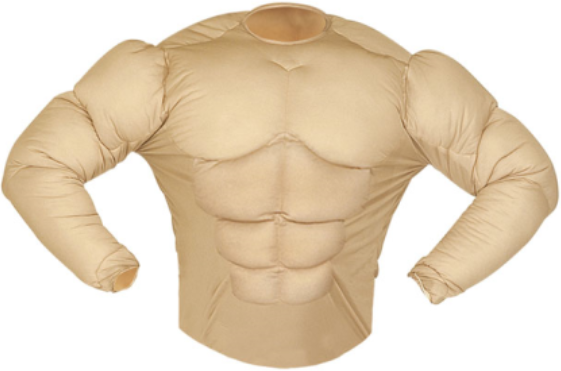 Superheld Muskelshirt für Erwachsene