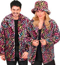 Leoparden Plüschjacke Unisex – Fake Fur