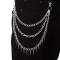 Hosenkette mit Spikes – Punk Rocker Kette