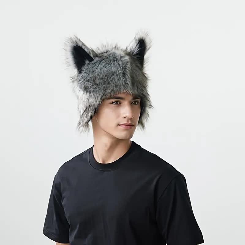 Wolf Mütze – Plüschhut