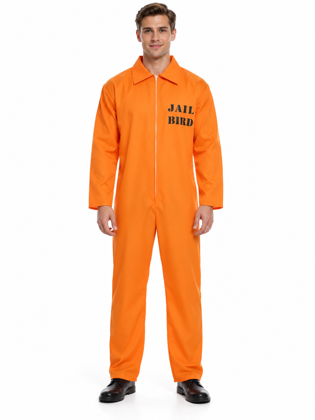 Sträfling Kostüm orange - Schwerverbrecher Häftling
