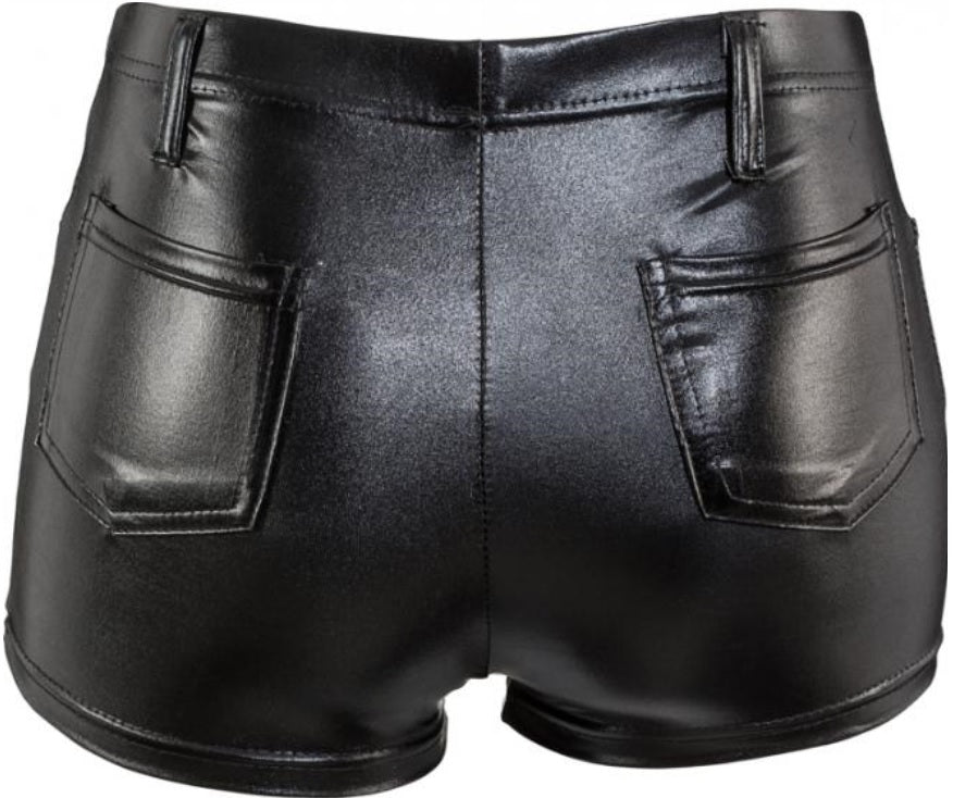 Hotpants in Lederoptik