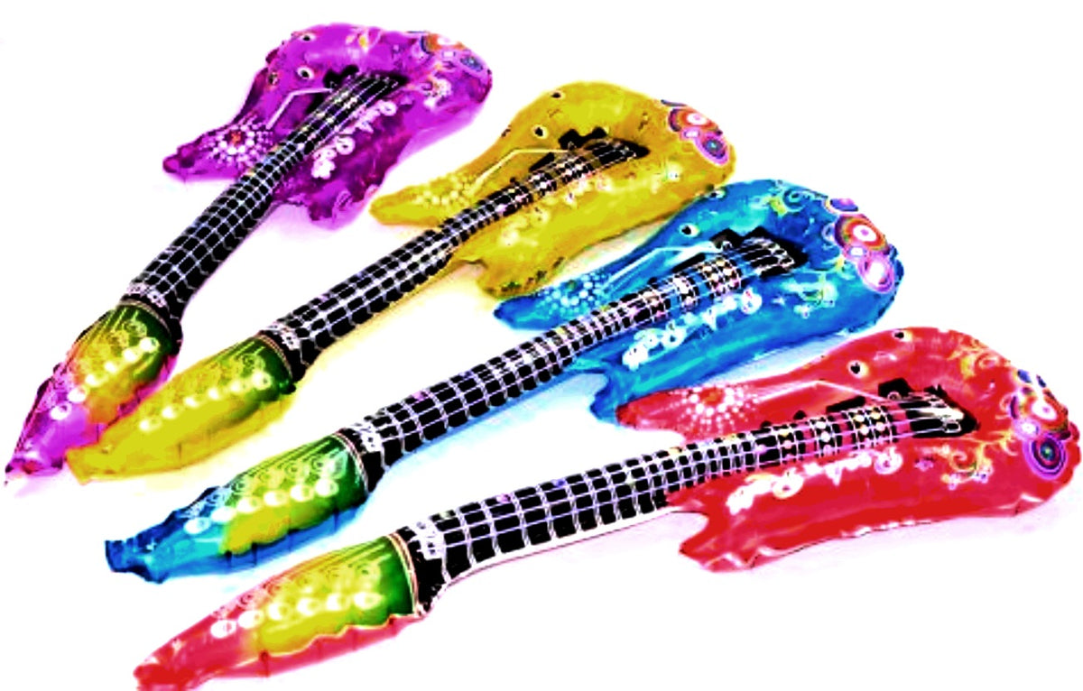Aufblasbare Gitarre – Rock n Roll Beach Party