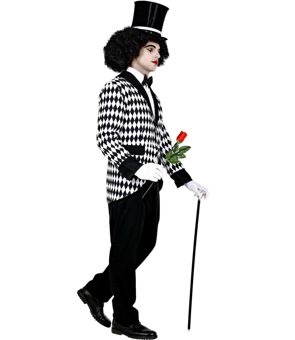 Pantomime Kostüm Pierrot Harlekin Frack