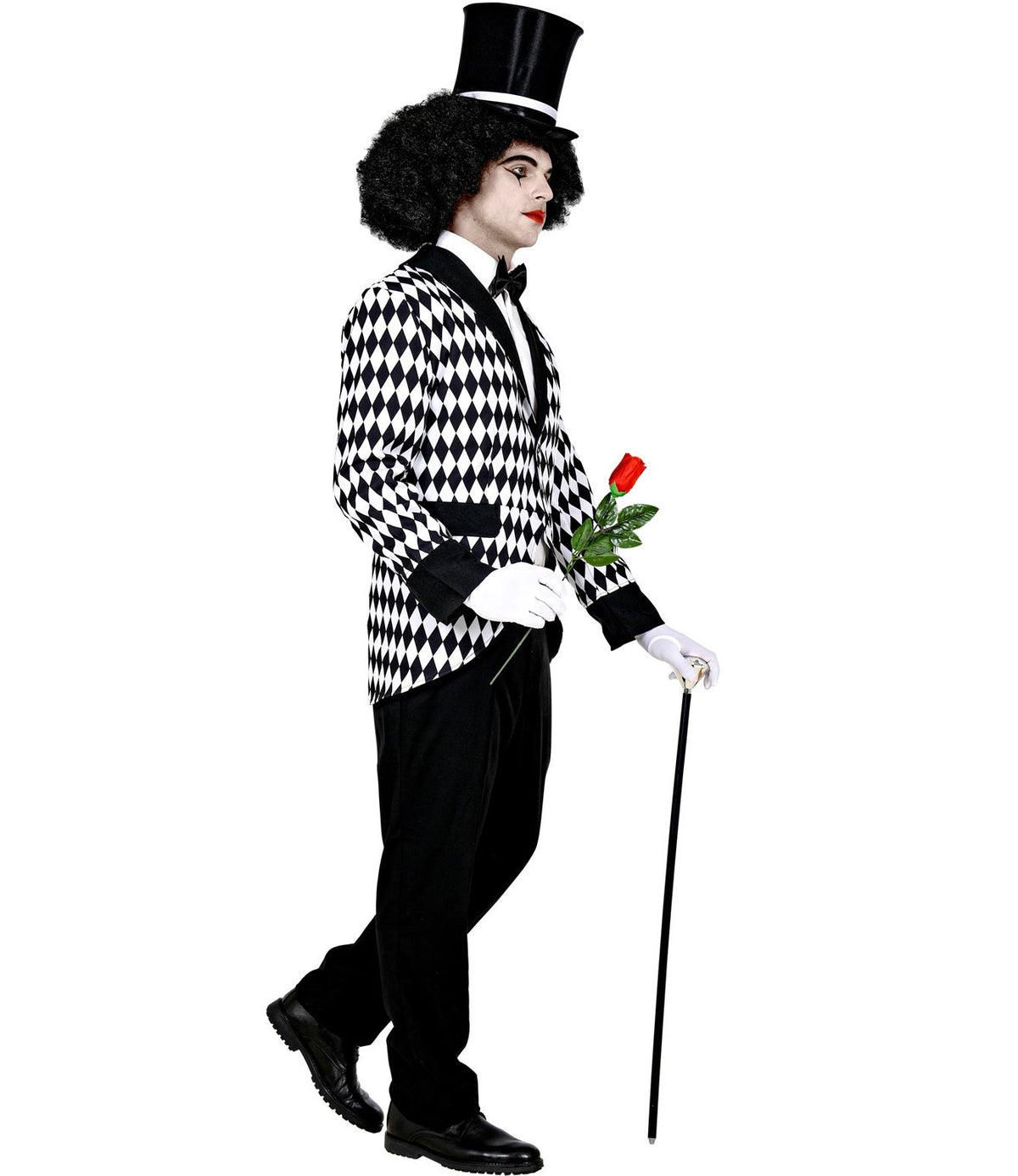Pantomime Kostüm Pierrot Harlekin Frack