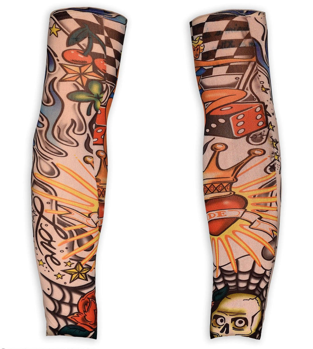 Tattoo Ärmlinge Rocker Style – 2 Stück