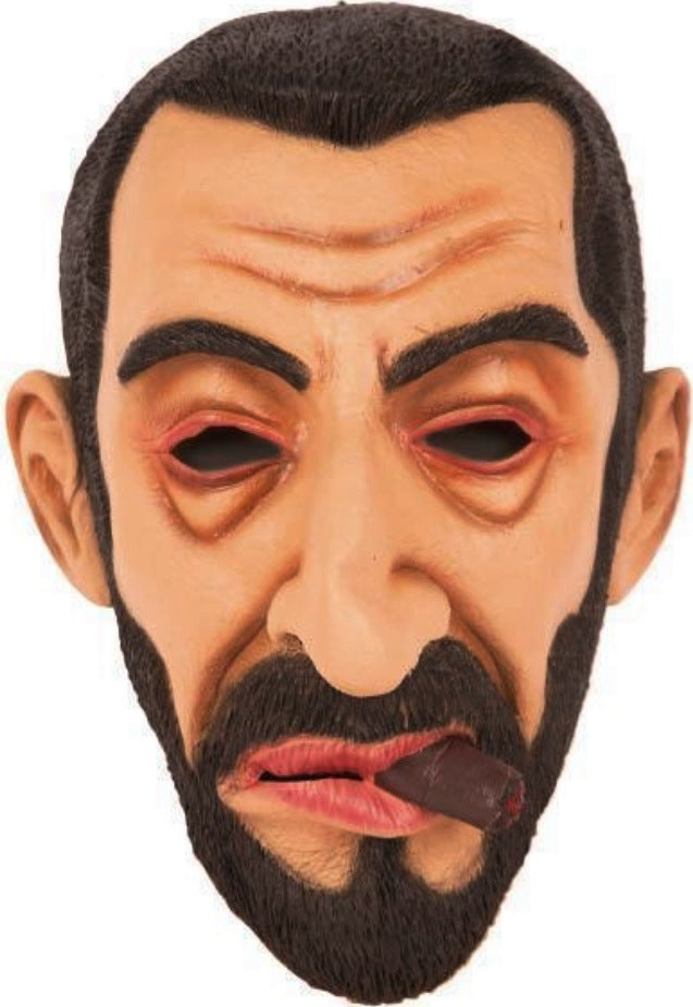 Gangster Maske mit Zigarre – Mafia Pate
