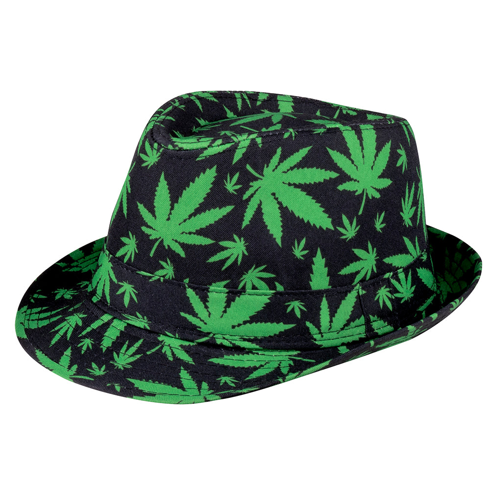 Cannabis Hut mit Hanfblättern – Reggae Hut