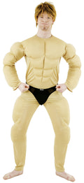 Muskelbody Kostüm – Ganzkörper Jumpsuit