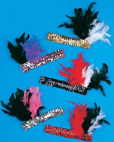 Flapper Stirnband mit Federn – Charleston