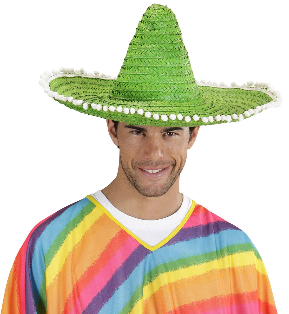 Sombrero mit Pompons – Fiesta Mexicana