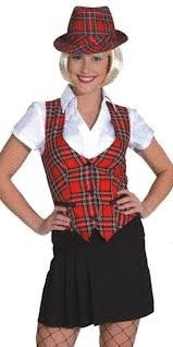 Schottenweste für Damen, kariert
