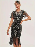 20er Jahre Kleid mit Pailletten – Flapper
