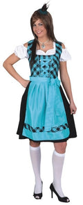 Samantha Dirndl Damen – Midi Dirndl mit Bluse