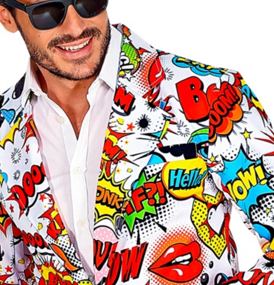 Comic Anzug – Pop Art Anzug