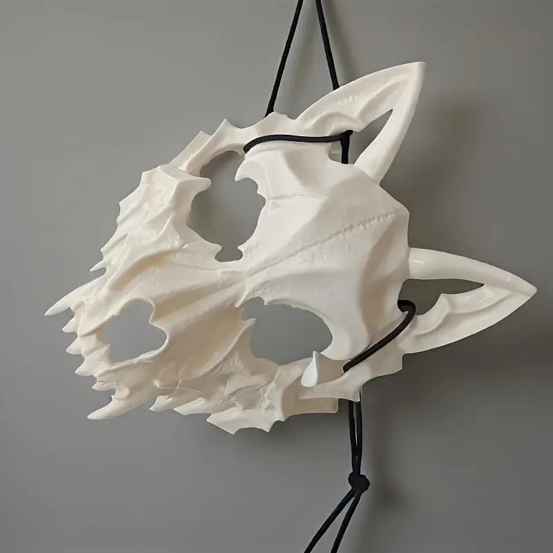 Wolfsschädel Maske für Halloween
