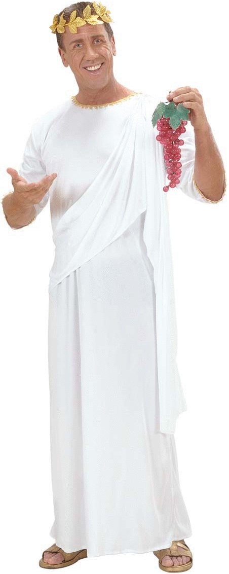 Toga Kostüm für Grieche und Griechin