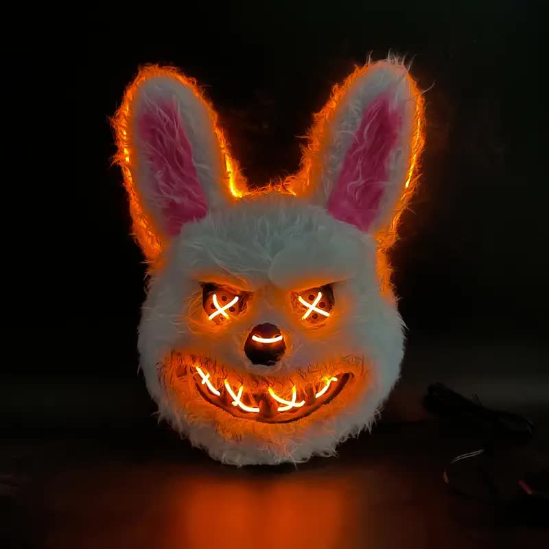 LED Hasenmaske – Bunny Halloween Maske