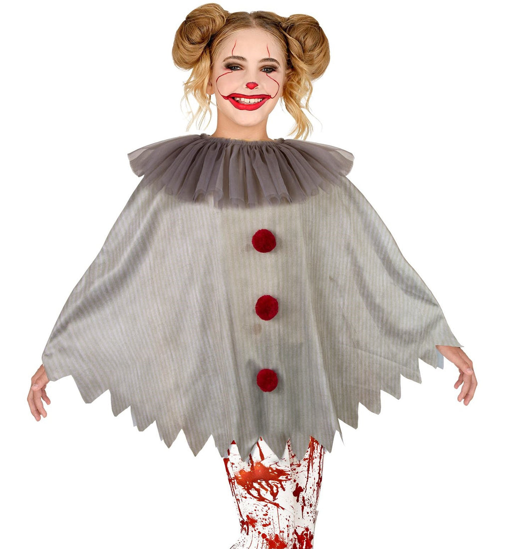 Pennywise Poncho für Kinder – Horror-Clown