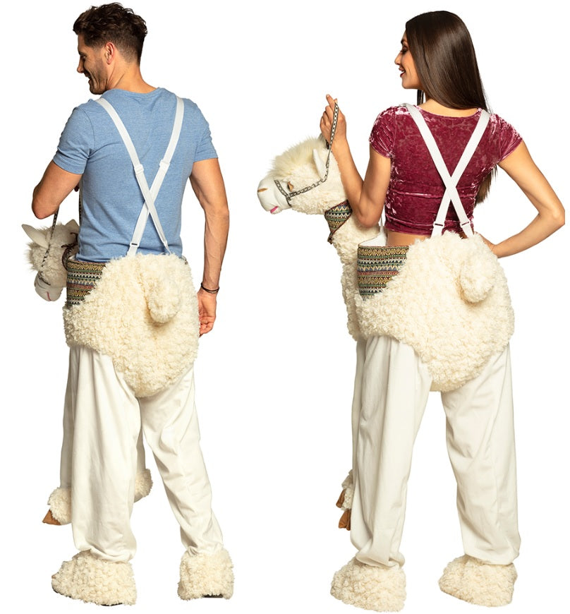 Lama Kostüm – Alpaka Reittier Kostüm für Damen & Herren