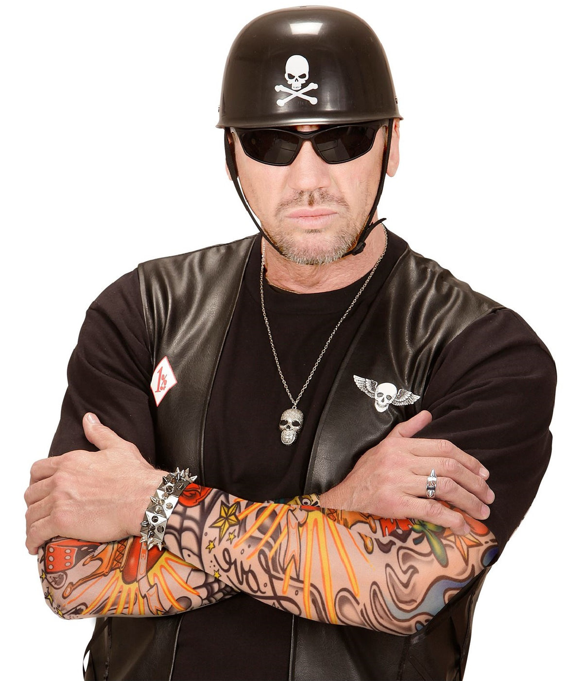 Tattoo Ärmlinge Rocker Style – 2 Stück