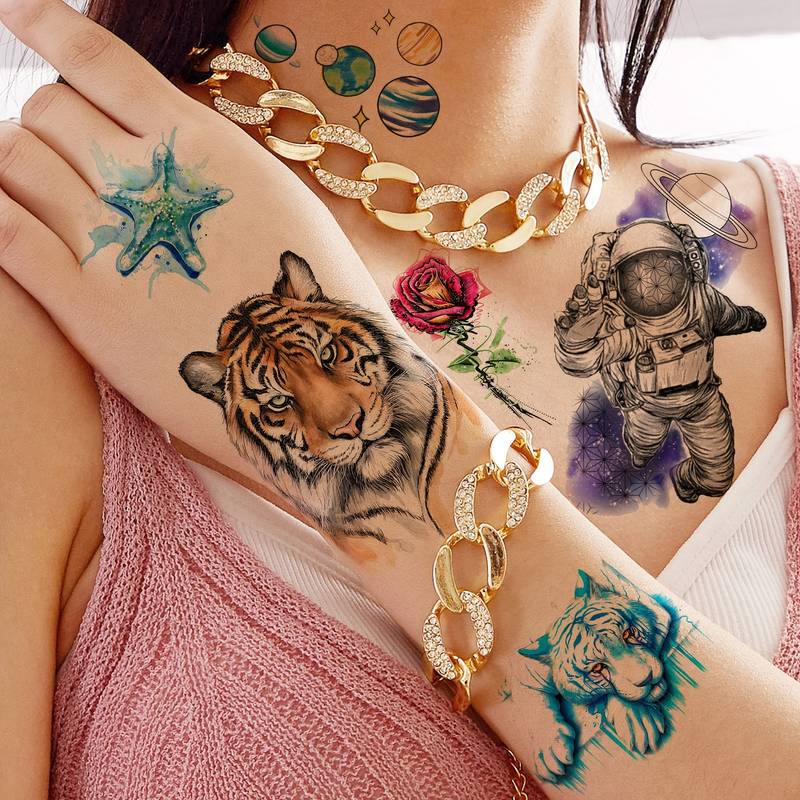 Tattoos Eule & Traumfänger – Boho