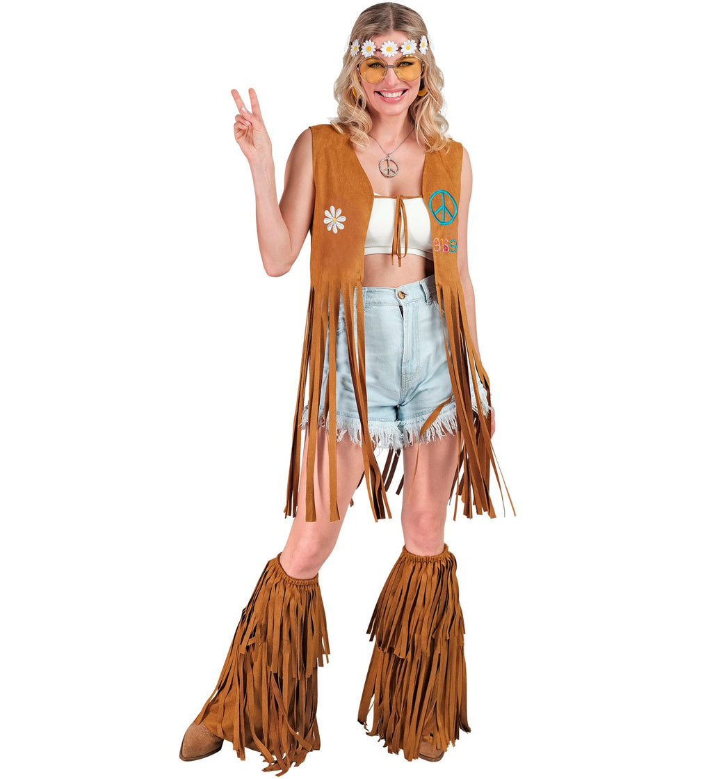 Beinstulpen mit Fransen – Indianer & Hippie