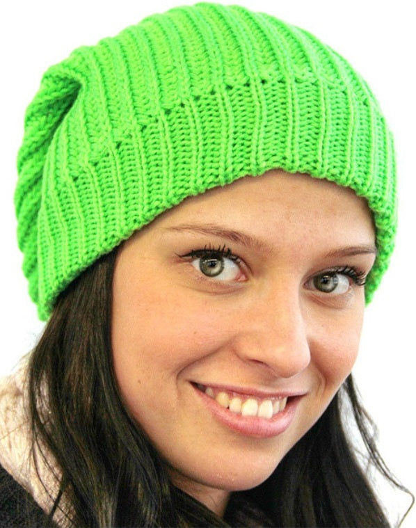 Mütze gestrickt – 80er Party Strickmütze