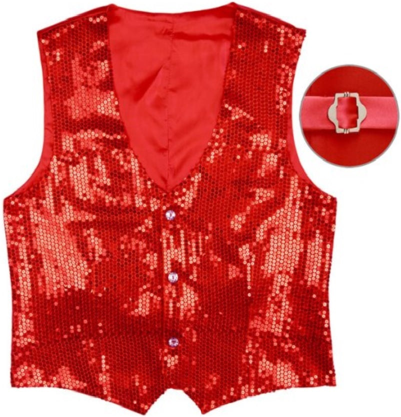 Pailletten Weste – Glitzer Gilet