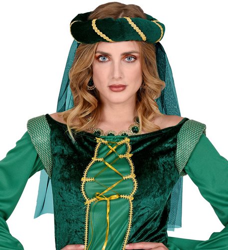 Mittelalter Haarkranz mit Schleier