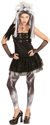 Gothic Kleid Punk Rockerin für Damen