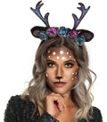 Rentier Haarreif mit Glitzer – Mystic Christmas