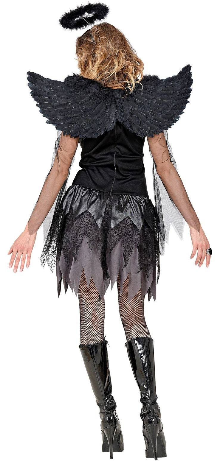 Dark Angel Kostüm mit Flügeln für Damen