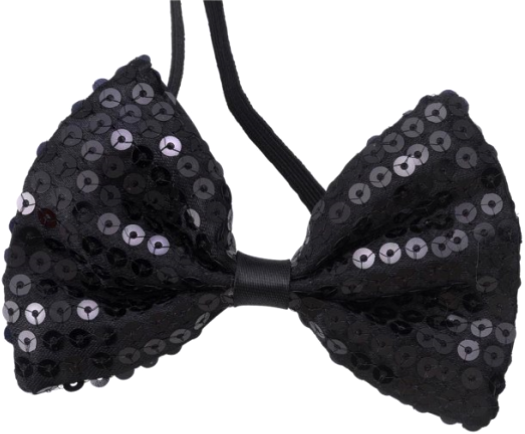 Pailletten Fliege Herren – Glitzer Fliege