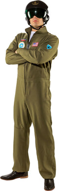 Jet Pilot Overall mit Taschen – Top Gun Look
