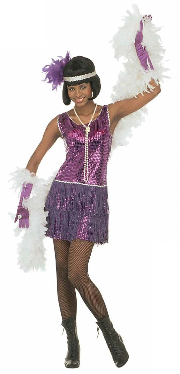 Flapper Kostüm – Pailletten Charleston Kleid