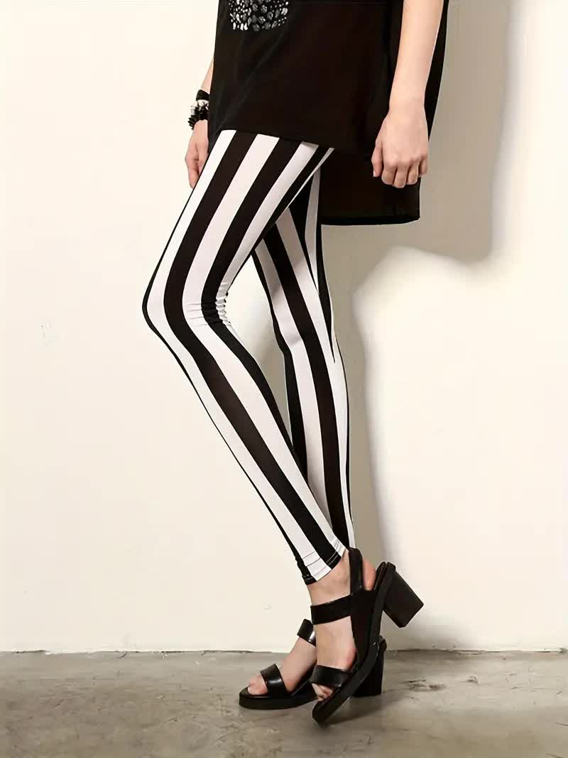 Leggings gestreift – Pantomime & Sträfling