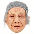Oma Maske mit Dutt – Grossmutter Latexmaske