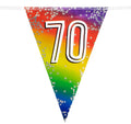 70. Geburtstag Wimpelkette – Jubiläum Deko