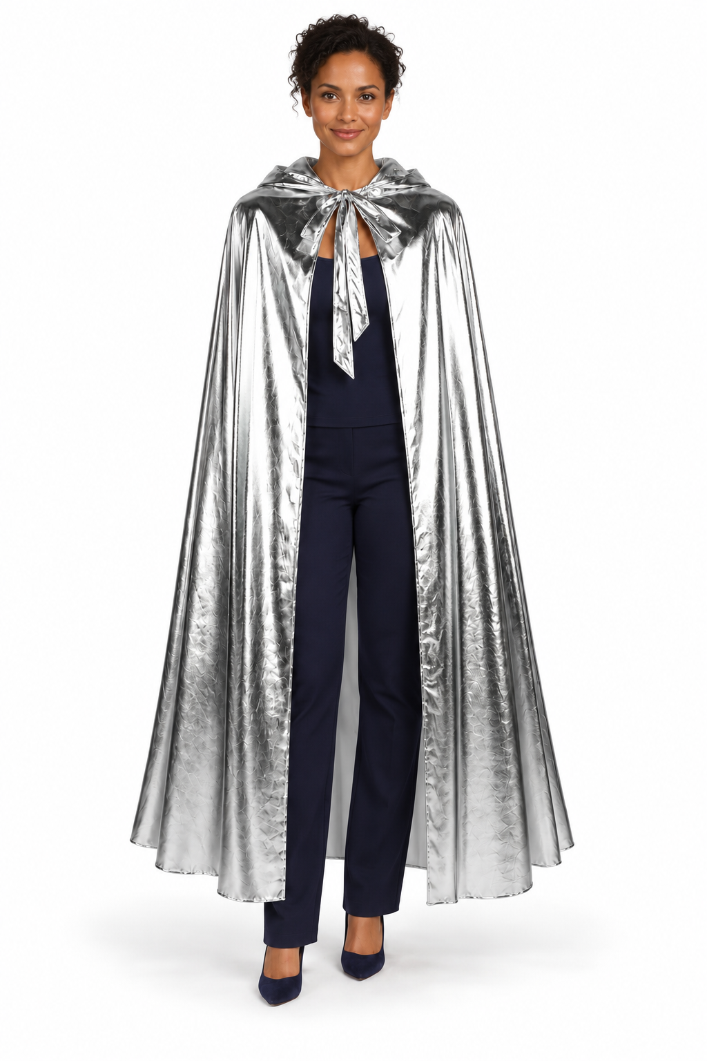 Space Umhang mit Kapuze – Alien Cape