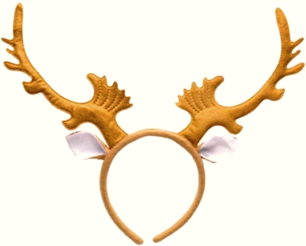 Haarreif mit markantem Hirsch-Geweih