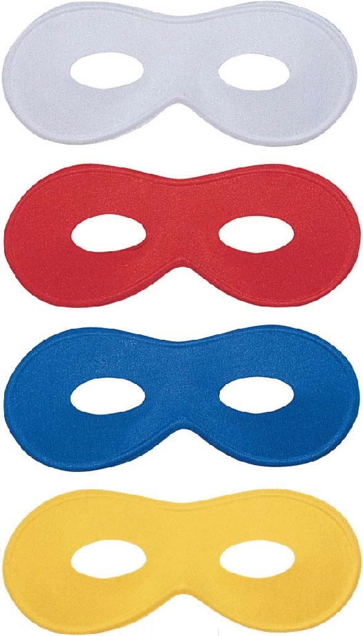 Augenmaske für Erwachsene, Stirn gewölbt – Maskenball