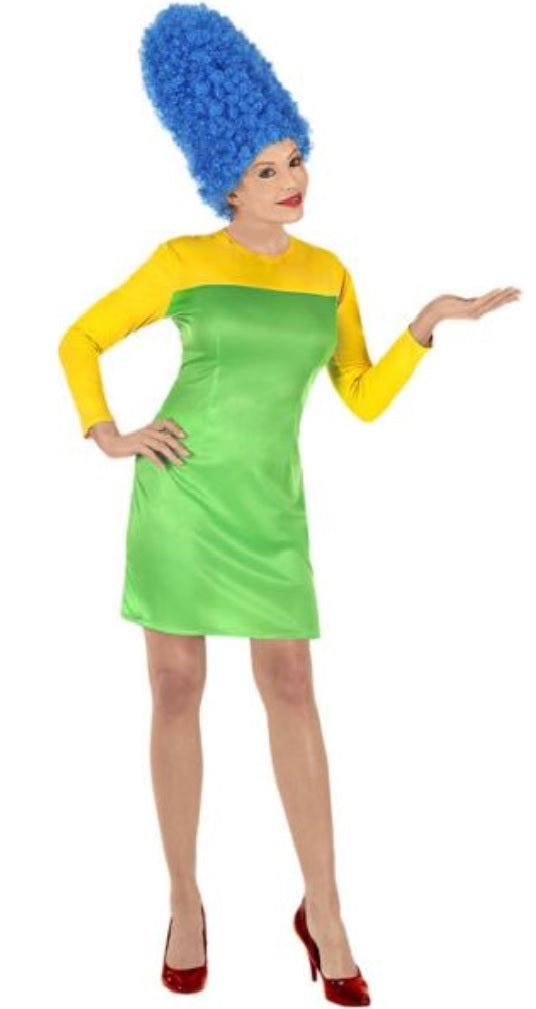 Marge Simpson Kostüm mit Perücke
