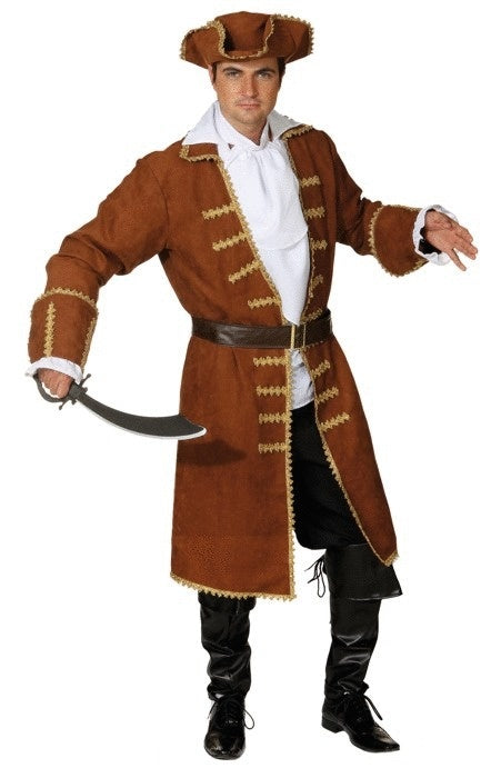 Piratenmantel mit Dreispitz – Piraten Kostüm