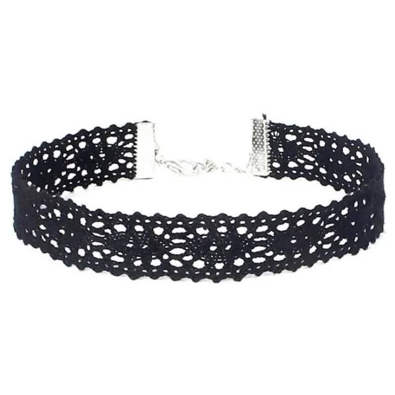 90er Halsbänder – 12 Stück Tattoo Choker