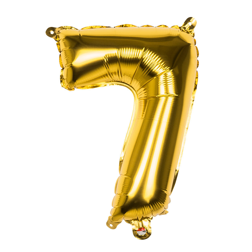 Folienballon Zahl 7 – Geburtstag Deko
